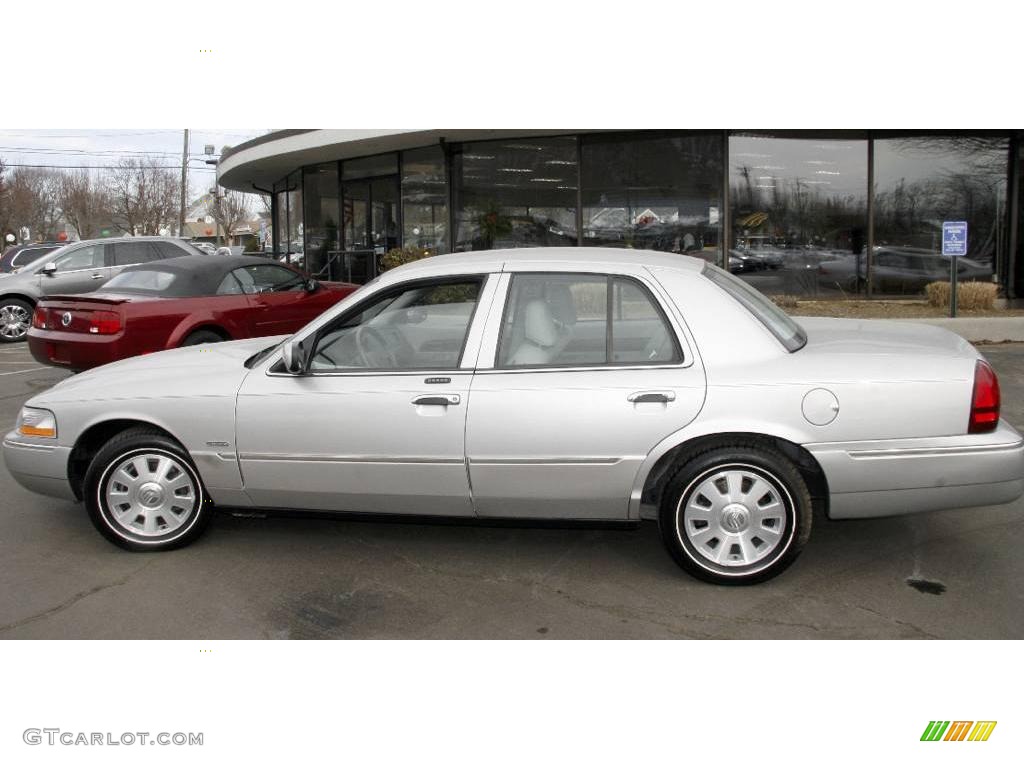 2004 Grand Marquis LS - Silver Birch Metallic / Light Flint photo #9