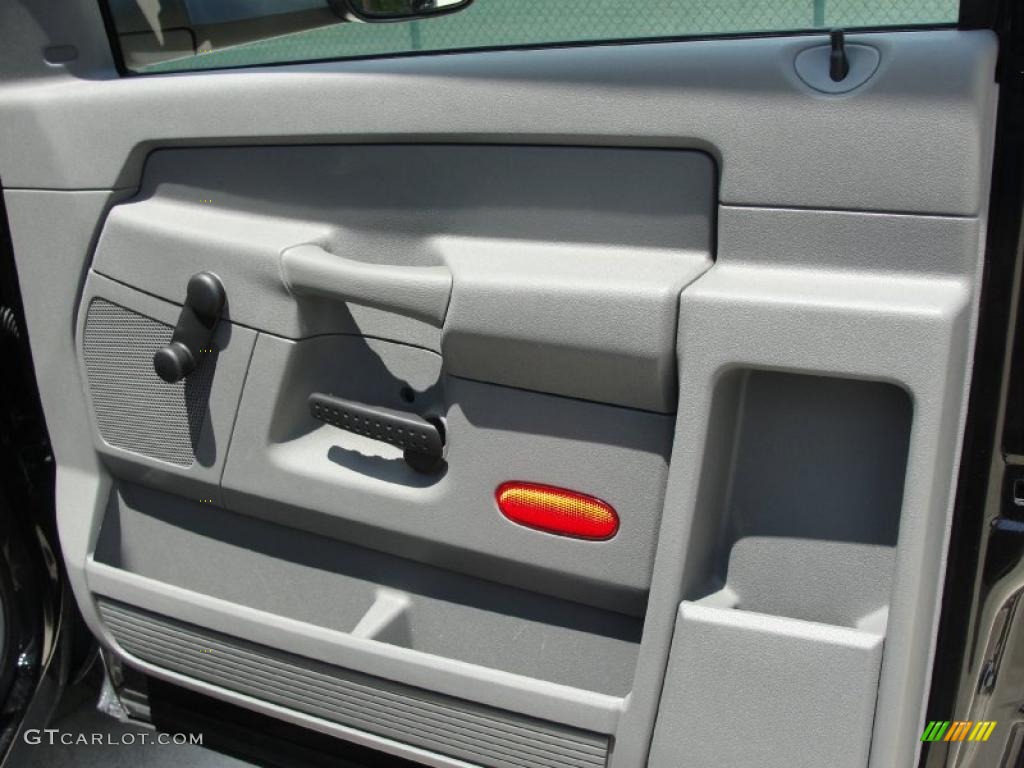 2008 Ram 3500 ST Regular Cab Dually - Brilliant Black Crystal Pearl / Medium Slate Gray photo #21