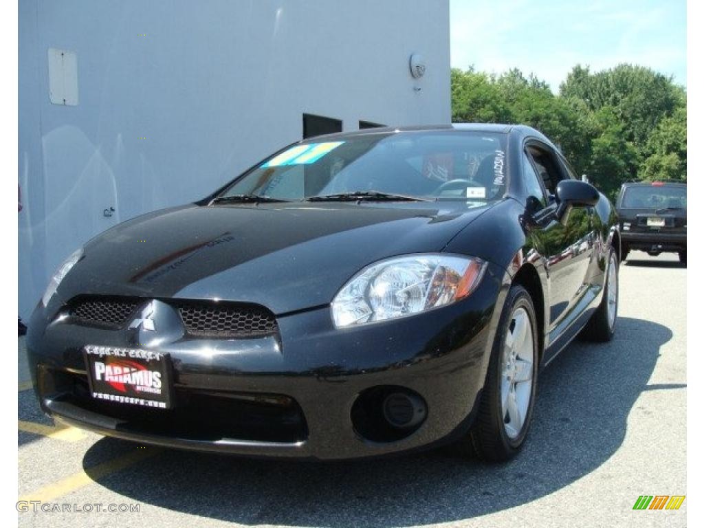 2007 Eclipse GS Coupe - Kalapana Black / Dark Charcoal photo #1