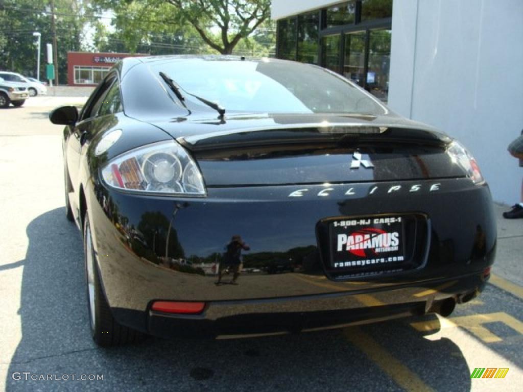 2007 Eclipse GS Coupe - Kalapana Black / Dark Charcoal photo #4