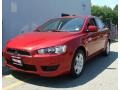 2008 Rally Red Pearl Mitsubishi Lancer ES  photo #1