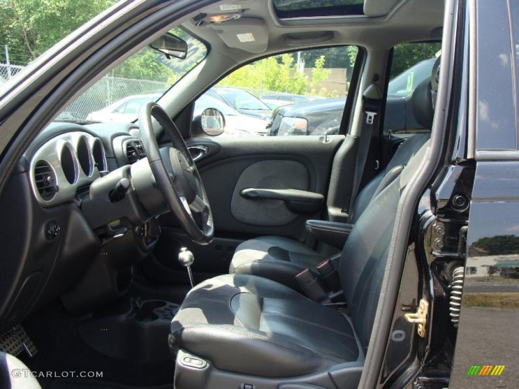 2005 PT Cruiser Limited Turbo - Black / Dark Slate Gray photo #13