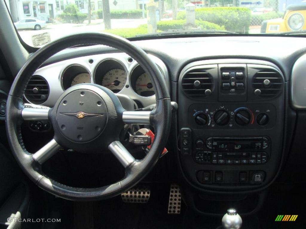 2005 PT Cruiser Limited Turbo - Black / Dark Slate Gray photo #18