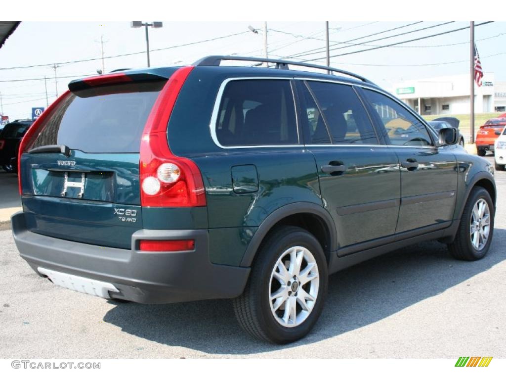 2004 XC90 T6 AWD - Cypress Green Metallic / Taupe/Light Taupe photo #2