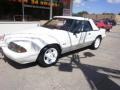 1993 Vibrant White Ford Mustang LX 5.0 Convertible  photo #3