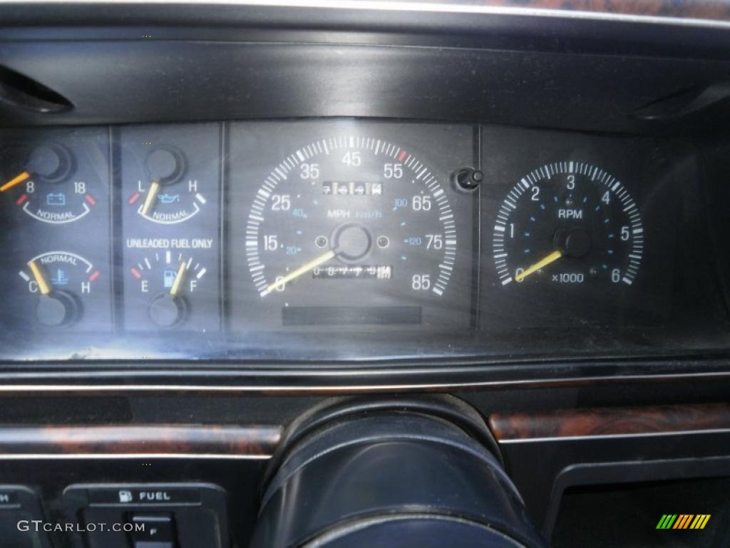 1991 F150 Lariat Regular Cab 4x4 - Dark Grey Metallic / Dark Charcoal photo #6