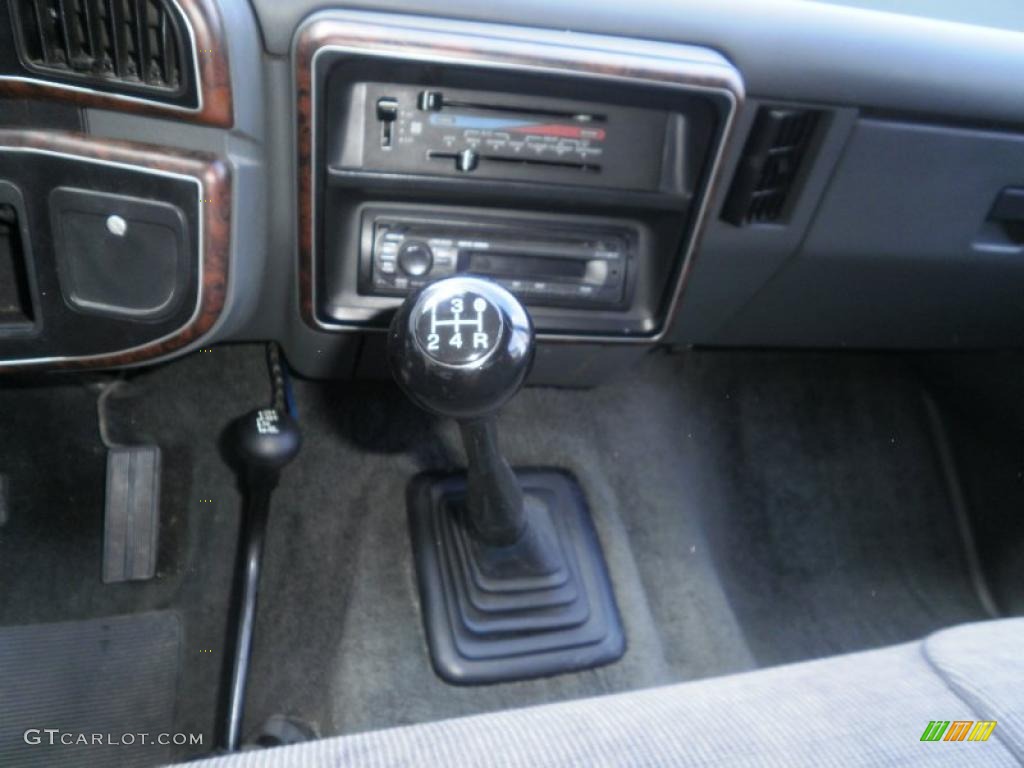 1991 F150 Lariat Regular Cab 4x4 - Dark Grey Metallic / Dark Charcoal photo #7