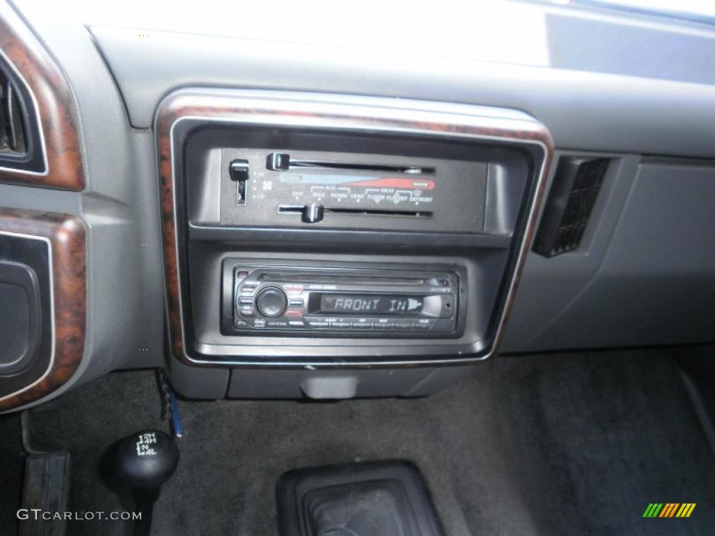 1991 F150 Lariat Regular Cab 4x4 - Dark Grey Metallic / Dark Charcoal photo #8