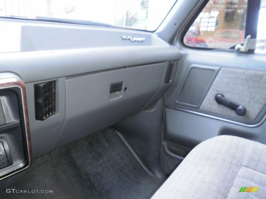 1991 F150 Lariat Regular Cab 4x4 - Dark Grey Metallic / Dark Charcoal photo #9