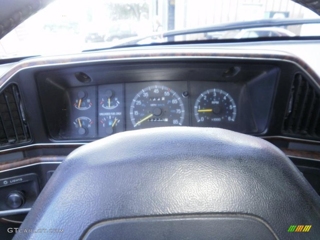 1991 F150 Lariat Regular Cab 4x4 - Dark Grey Metallic / Dark Charcoal photo #15