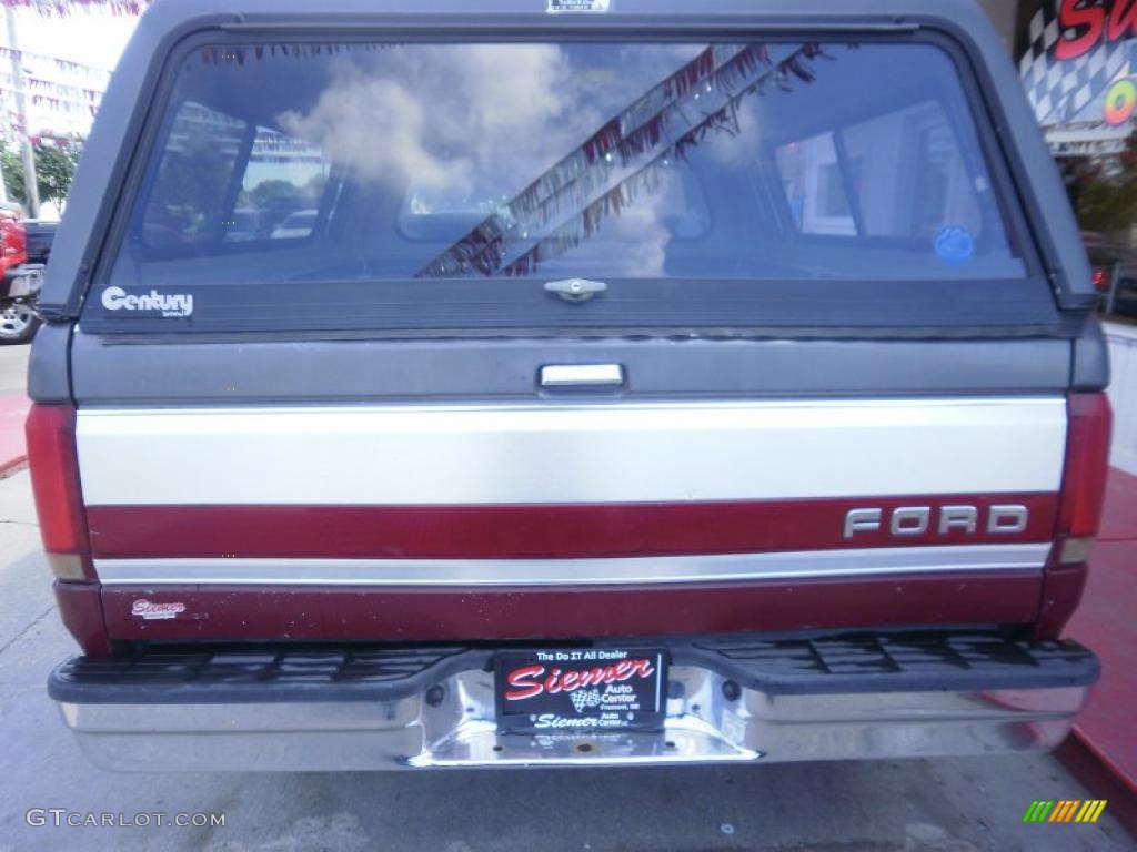 1991 F150 Lariat Regular Cab 4x4 - Dark Grey Metallic / Dark Charcoal photo #20
