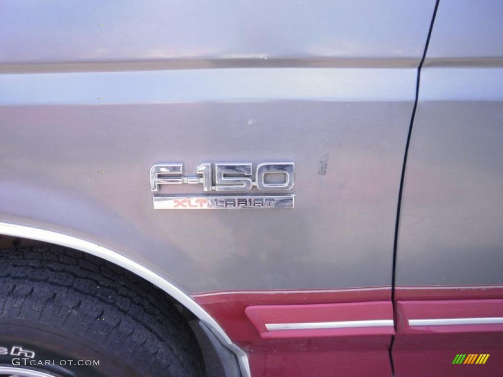 1991 F150 Lariat Regular Cab 4x4 - Dark Grey Metallic / Dark Charcoal photo #26