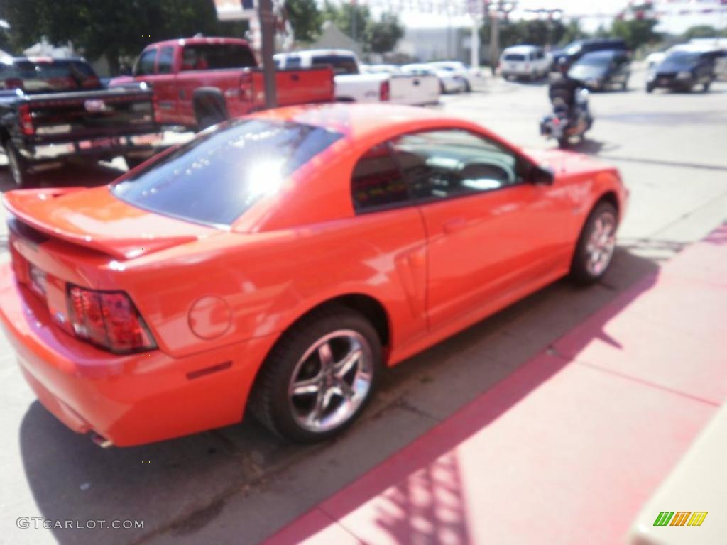 2000 Mustang GT Coupe - Performance Red / Dark Charcoal photo #4