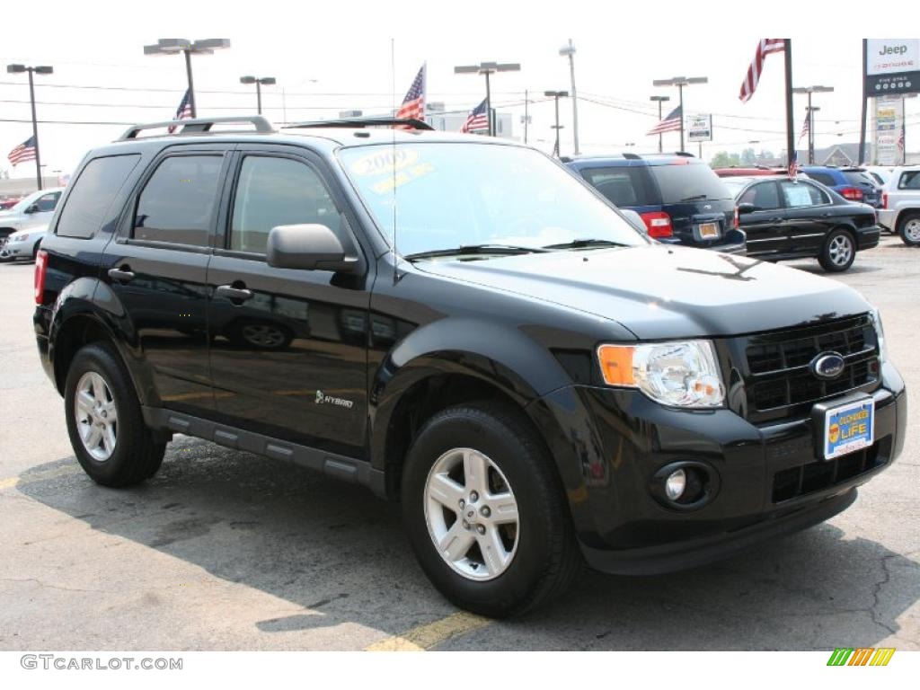 2009 Escape Hybrid 4WD - Black / Stone photo #1