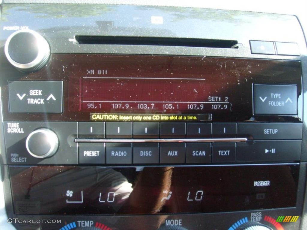 2010 Tundra Limited Double Cab 4x4 - Black / Red Rock photo #5