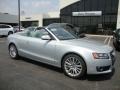 2010 Ice Silver Metallic Audi A5 2.0T quattro Cabriolet  photo #6