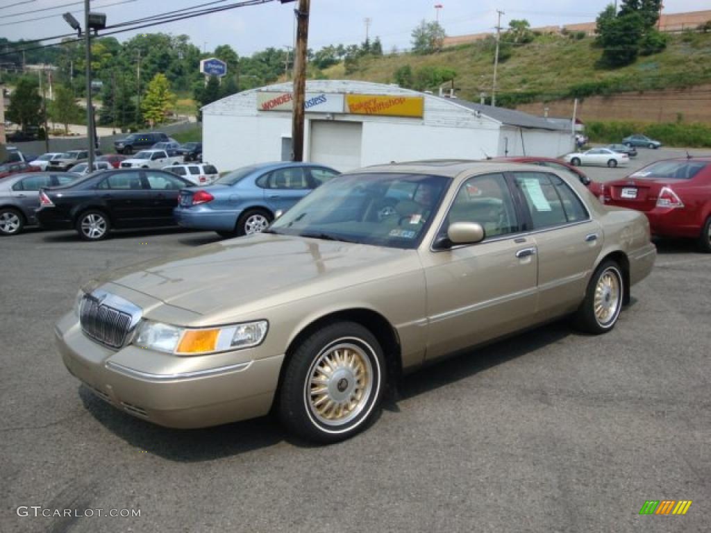 2000 Grand Marquis LS - Harvest Gold Metallic / Medium Parchment photo #10