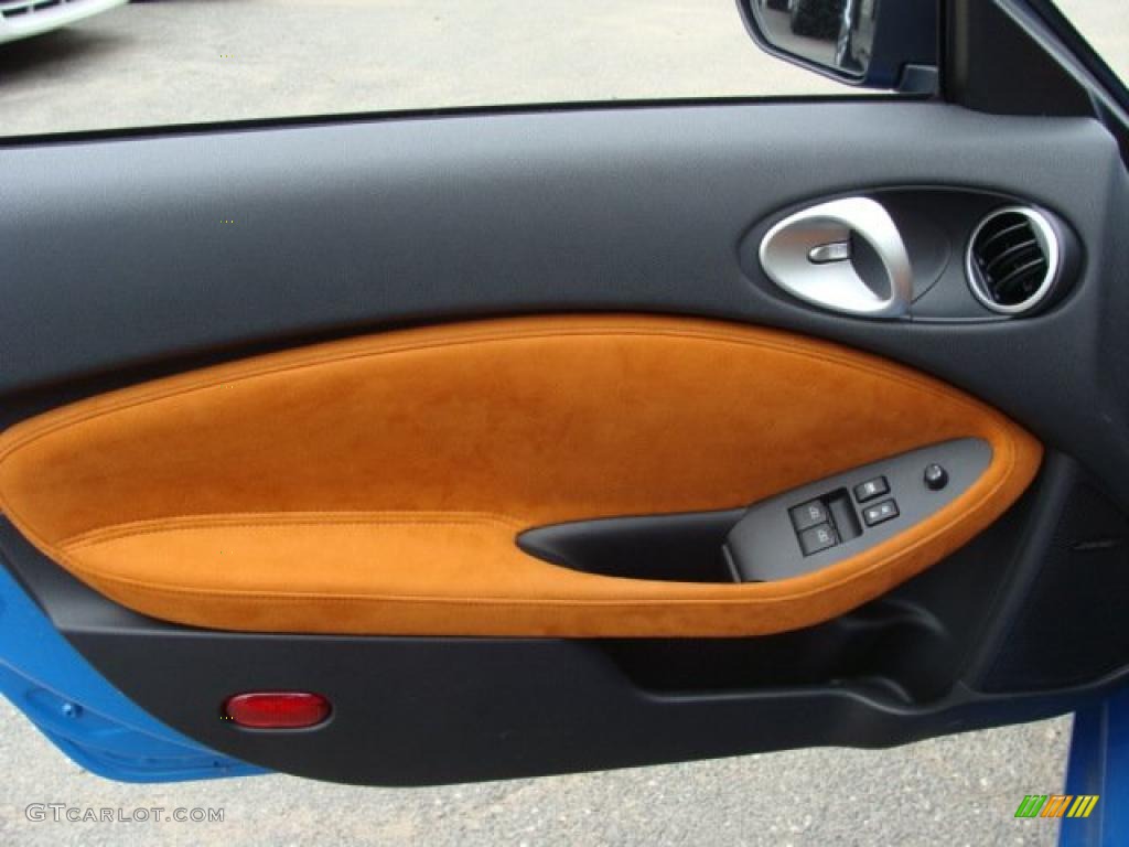 2009 370Z Sport Touring Coupe - Monterey Blue / Persimmon Leather photo #9