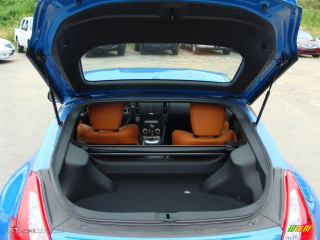 2009 370Z Sport Touring Coupe - Monterey Blue / Persimmon Leather photo #22
