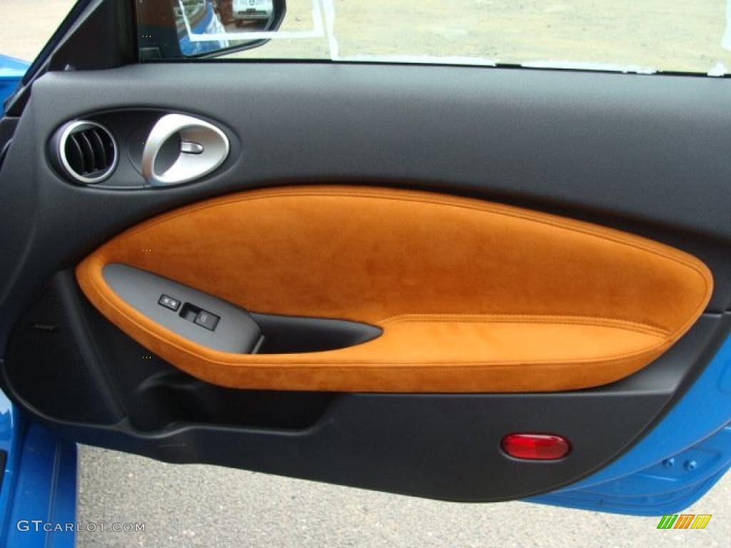 2009 370Z Sport Touring Coupe - Monterey Blue / Persimmon Leather photo #23