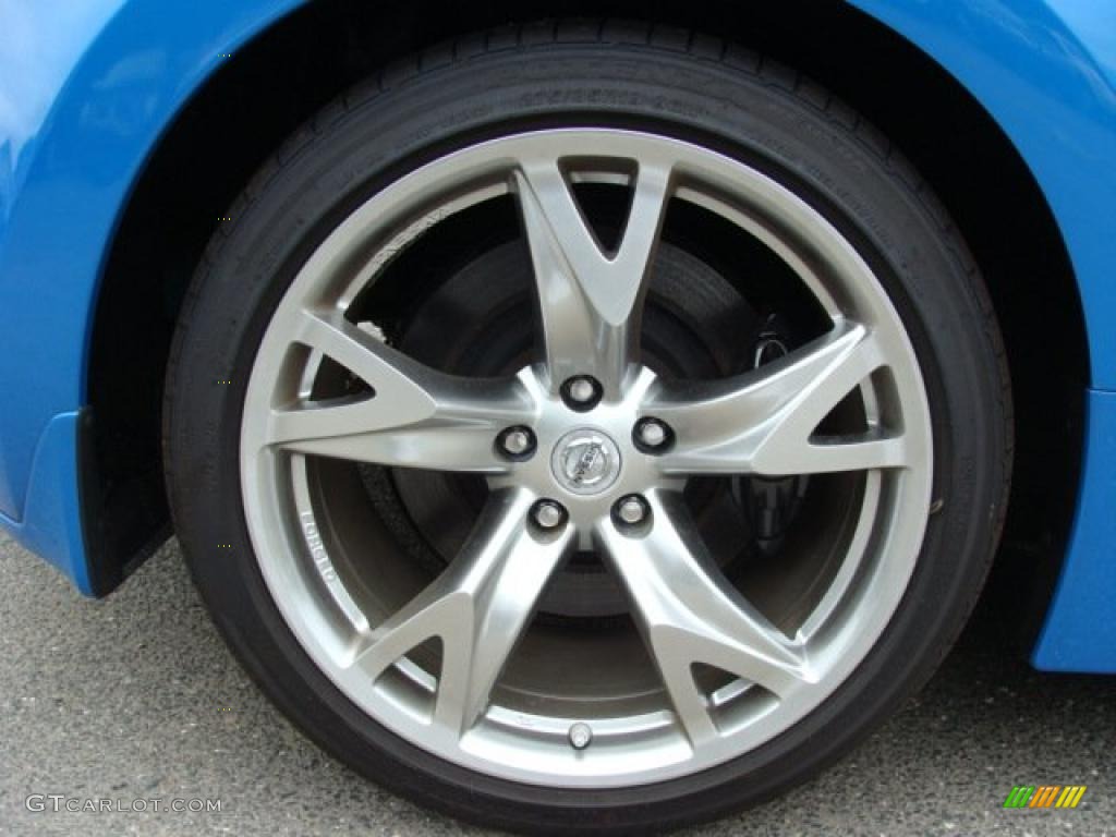 2009 370Z Sport Touring Coupe - Monterey Blue / Persimmon Leather photo #28