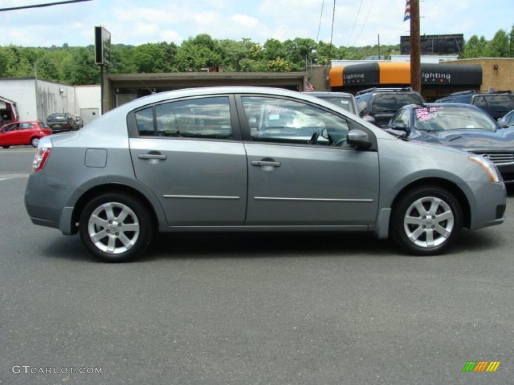 2007 Sentra 2.0 SL - Magnetic Gray / Charcoal/Steel photo #4