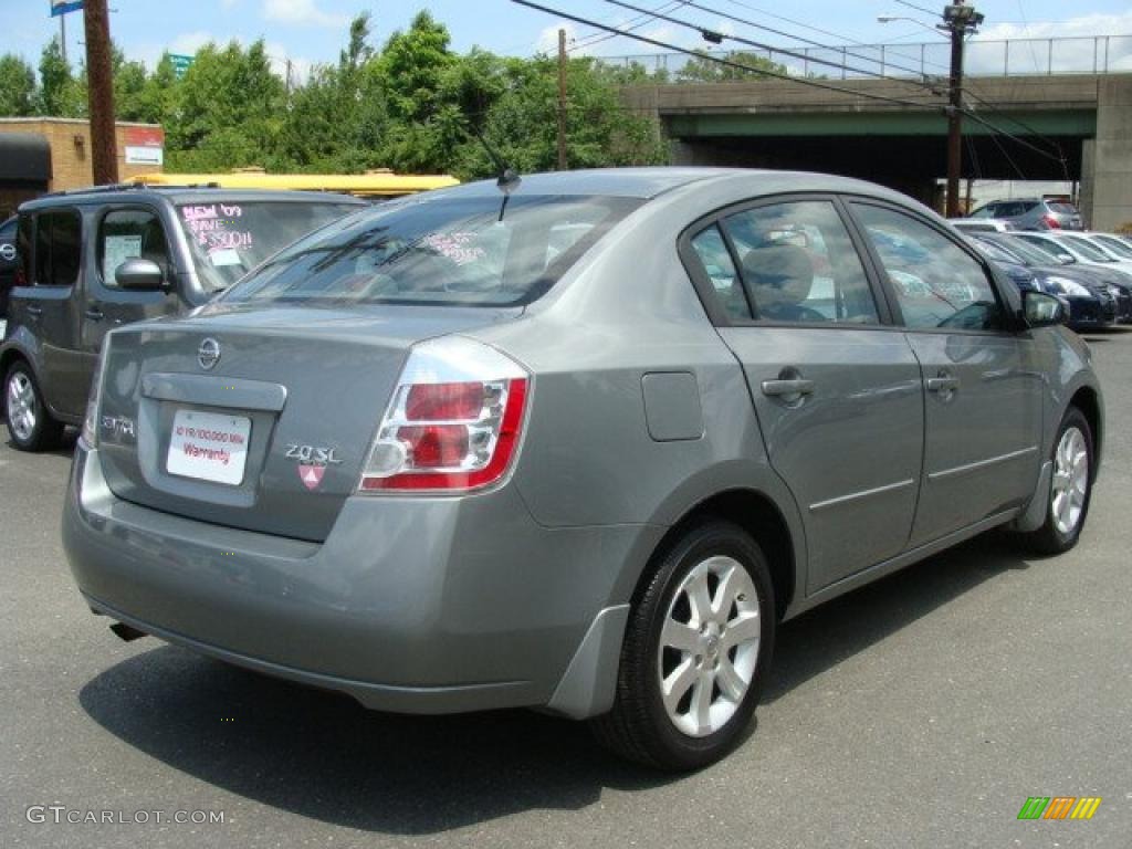 2007 Sentra 2.0 SL - Magnetic Gray / Charcoal/Steel photo #5