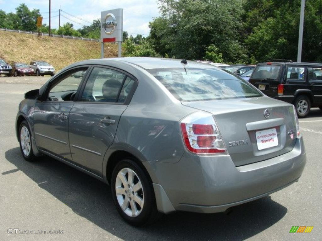 2007 Sentra 2.0 SL - Magnetic Gray / Charcoal/Steel photo #7