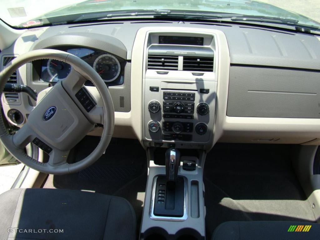 2009 Escape Hybrid 4WD - Kiwi Green Metallic / Stone photo #19