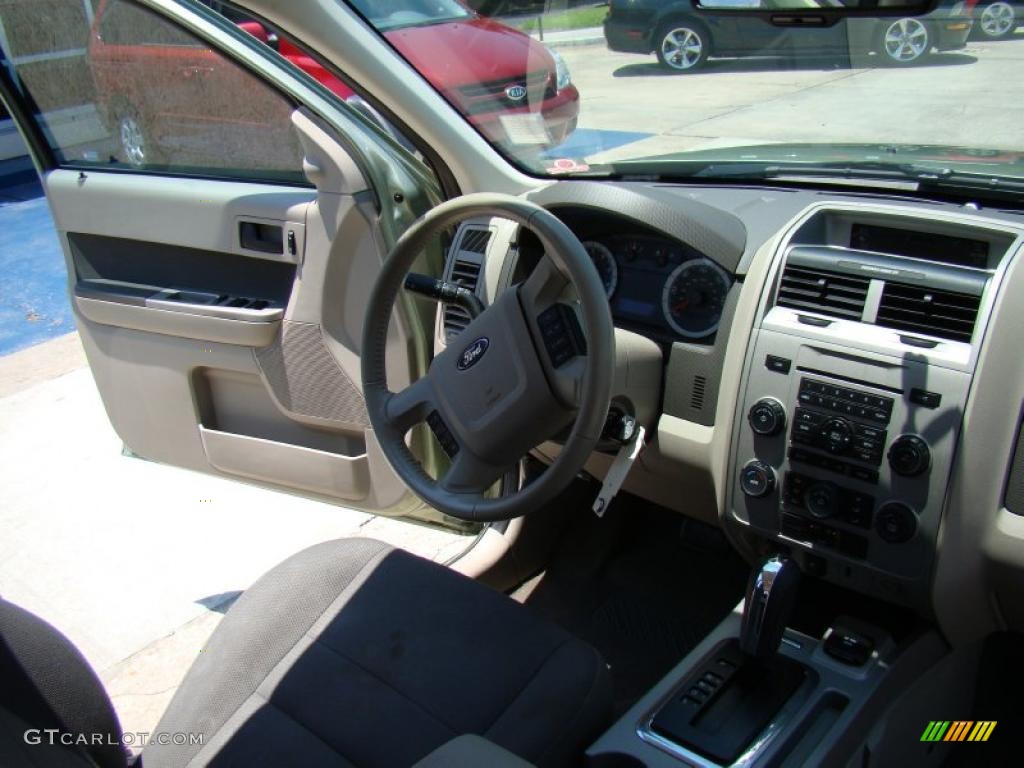 2009 Escape Hybrid 4WD - Kiwi Green Metallic / Stone photo #20