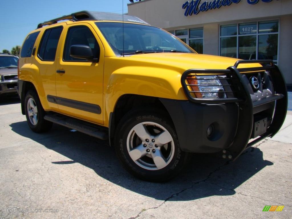 2008 Xterra SE 4x4 - Solar Yellow / Steel/Graphite photo #32