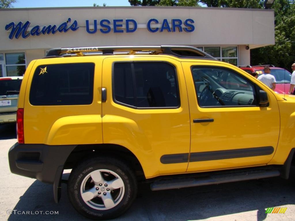 2008 Xterra SE 4x4 - Solar Yellow / Steel/Graphite photo #36