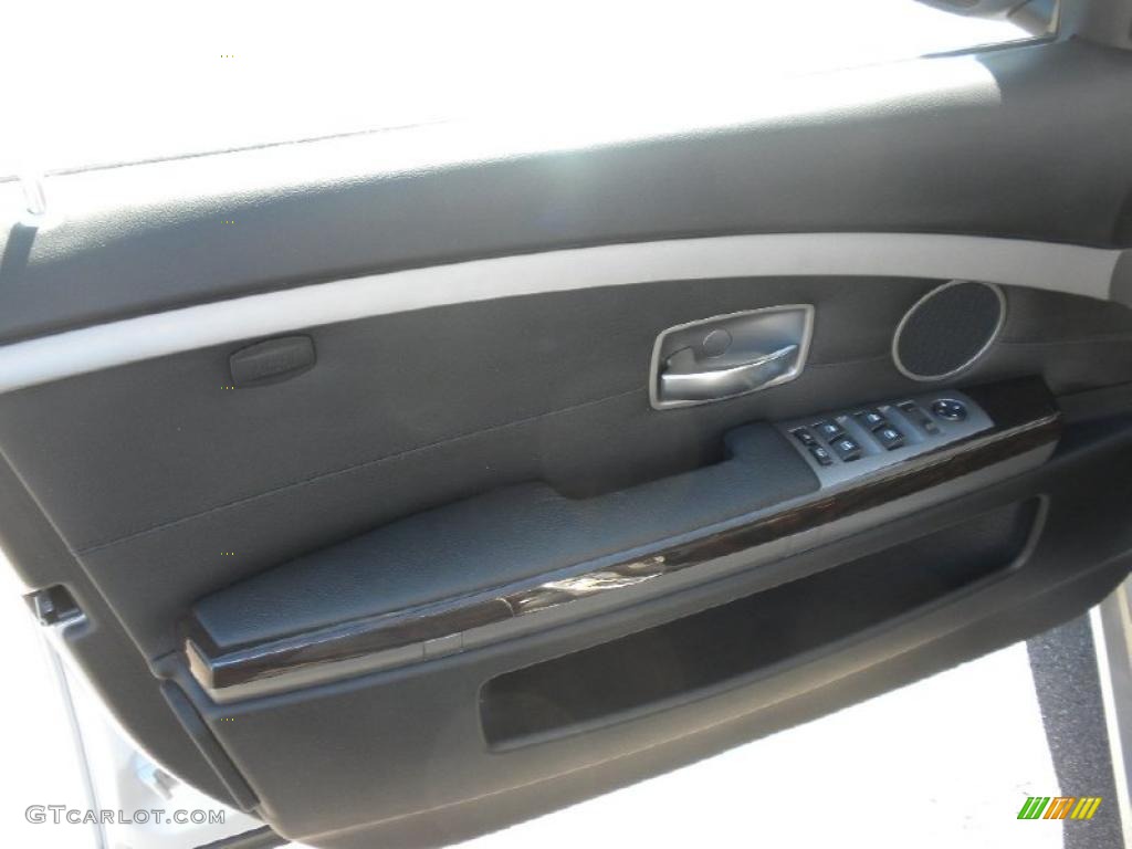 2008 7 Series 750i Sedan - Titanium Silver Metallic / Black photo #7