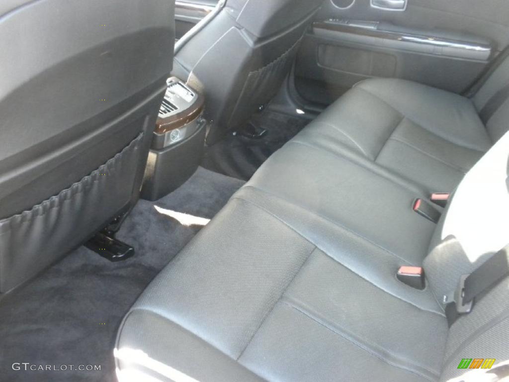 2008 7 Series 750i Sedan - Titanium Silver Metallic / Black photo #13