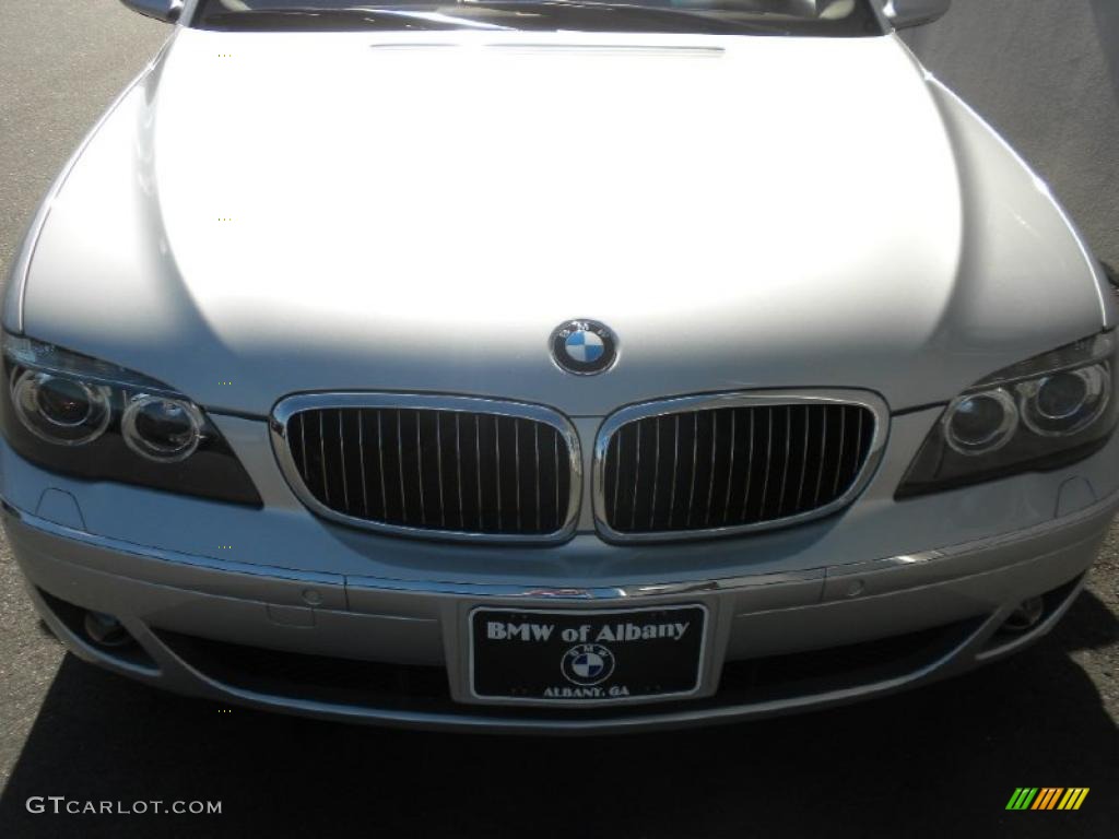 2008 7 Series 750i Sedan - Titanium Silver Metallic / Black photo #29