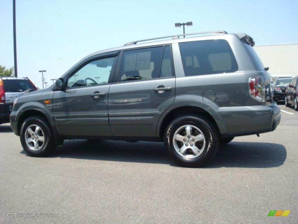 2007 Pilot EX - Nimbus Gray Metallic / Gray photo #3