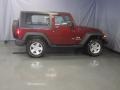 2007 Red Rock Crystal Pearl Jeep Wrangler X 4x4  photo #4