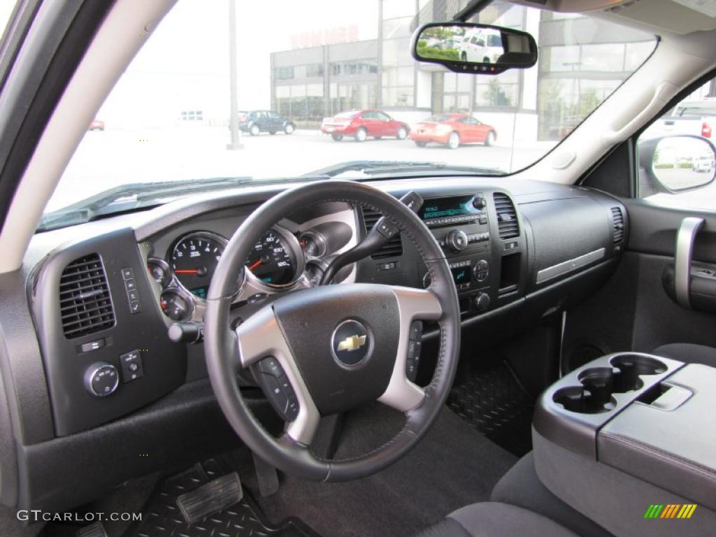 2009 Silverado 1500 LT Crew Cab 4x4 - Summit White / Dark Titanium photo #6