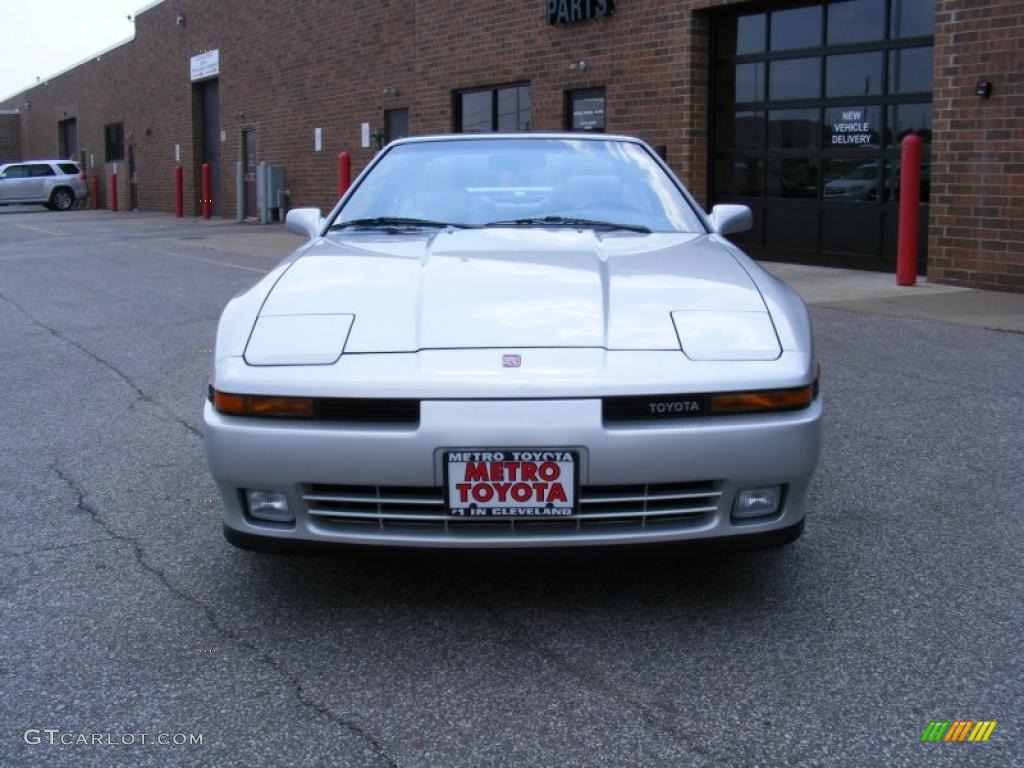 1989 Supra Turbo Targa - Super Silver Metallic / Dark Gray photo #8