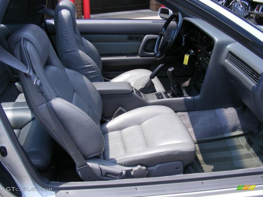 1989 Supra Turbo Targa - Super Silver Metallic / Dark Gray photo #13