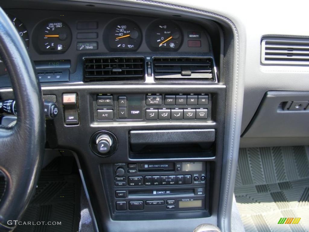 1989 Supra Turbo Targa - Super Silver Metallic / Dark Gray photo #19