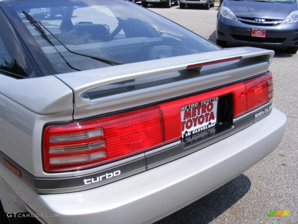 1989 Supra Turbo Targa - Super Silver Metallic / Dark Gray photo #28