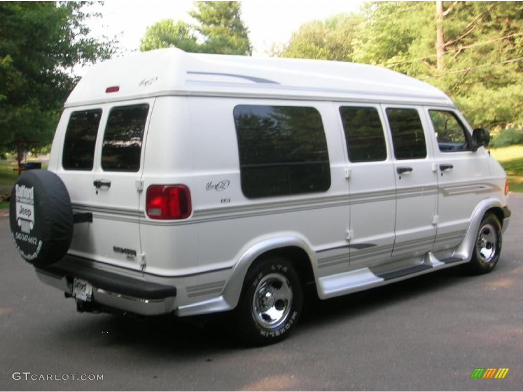 1999 Ram Van 1500 Passenger Conversion - Bright White / Mist Gray photo #2
