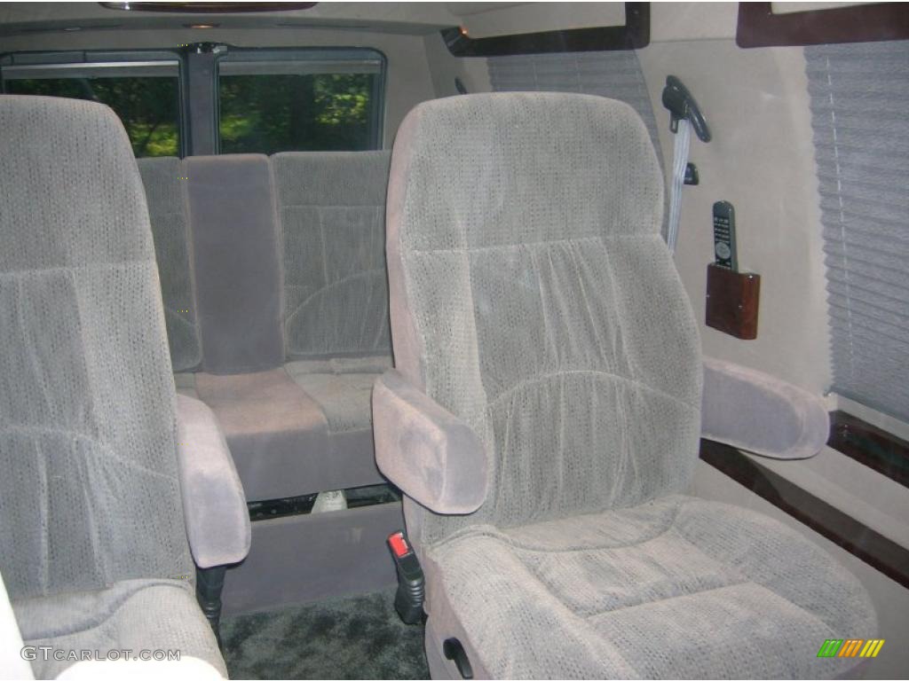 1999 Ram Van 1500 Passenger Conversion - Bright White / Mist Gray photo #4