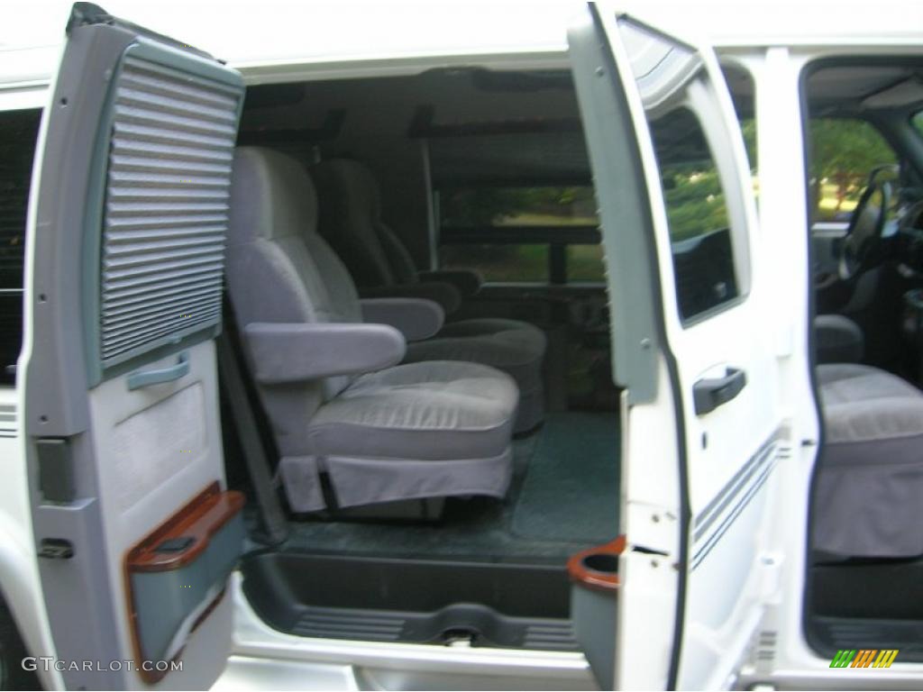 1999 Ram Van 1500 Passenger Conversion - Bright White / Mist Gray photo #8