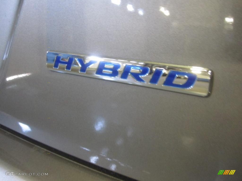 2007 Civic Hybrid Sedan - Galaxy Gray Metallic / Ivory photo #5