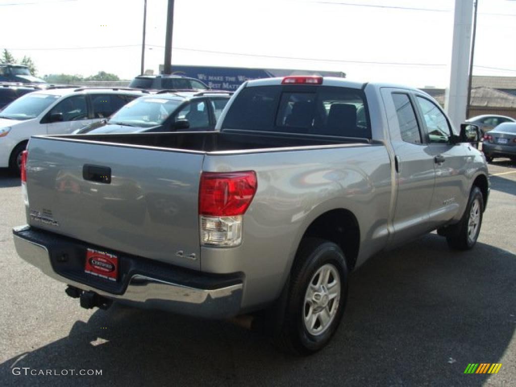 2010 Tundra Double Cab 4x4 - Silver Sky Metallic / Graphite Gray photo #4