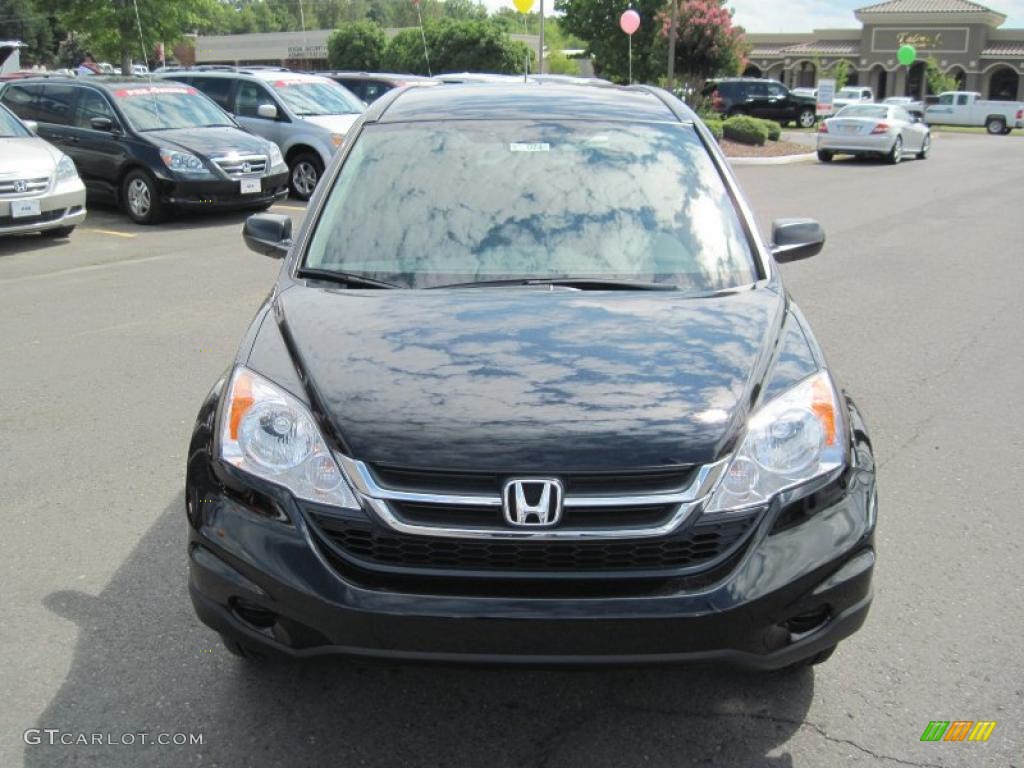 2010 CR-V LX - Crystal Black Pearl / Black photo #2