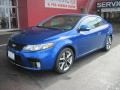 2010 Corsa Blue Kia Forte Koup SX  photo #1