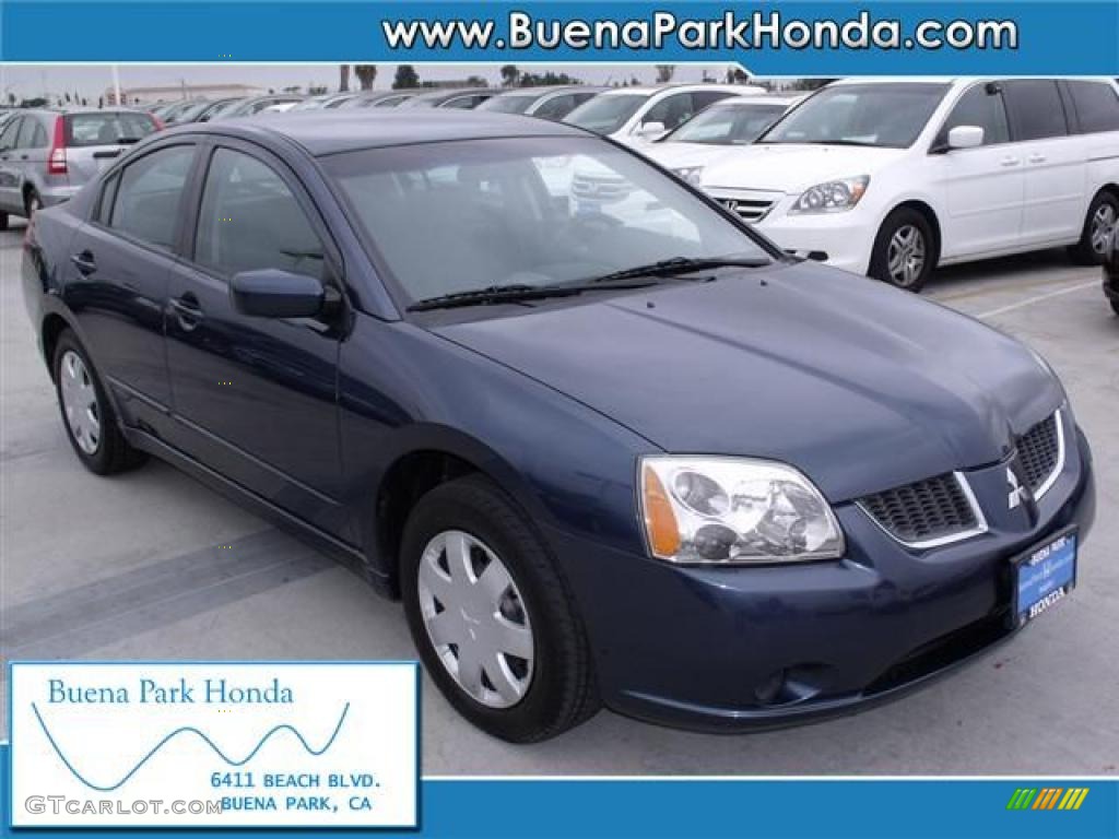 2005 Galant ES - Torched Steel Blue Pearl / Gray photo #1